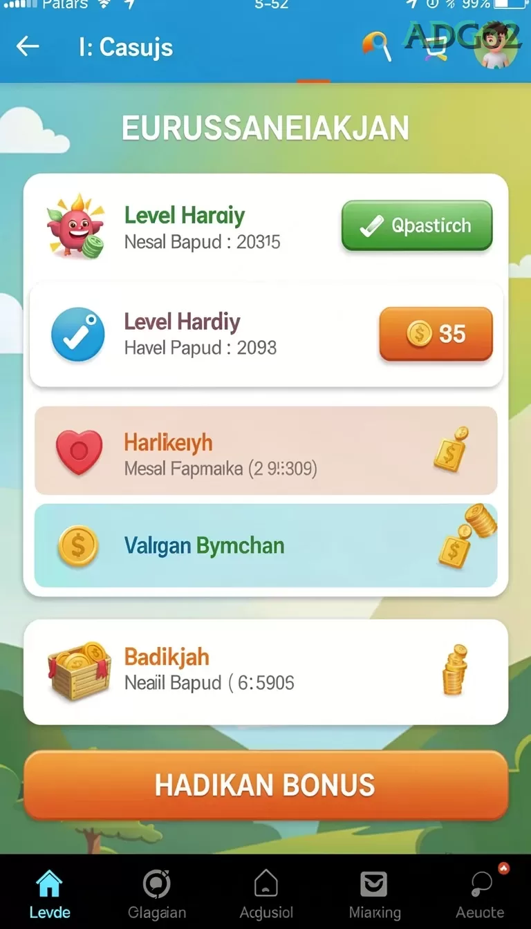Cuplikan layar DAYA138 — menu navigasi