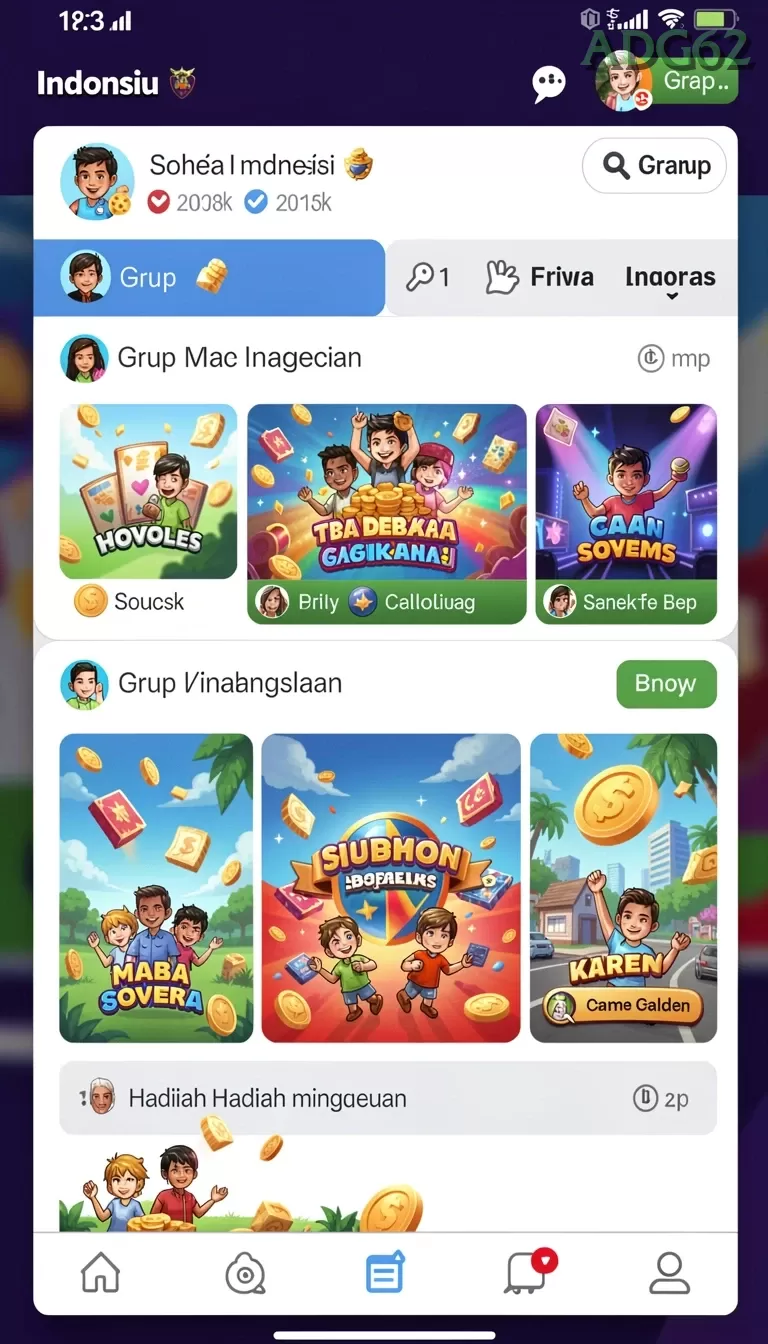 Cuplikan layar ONGWIN — aktivitas
